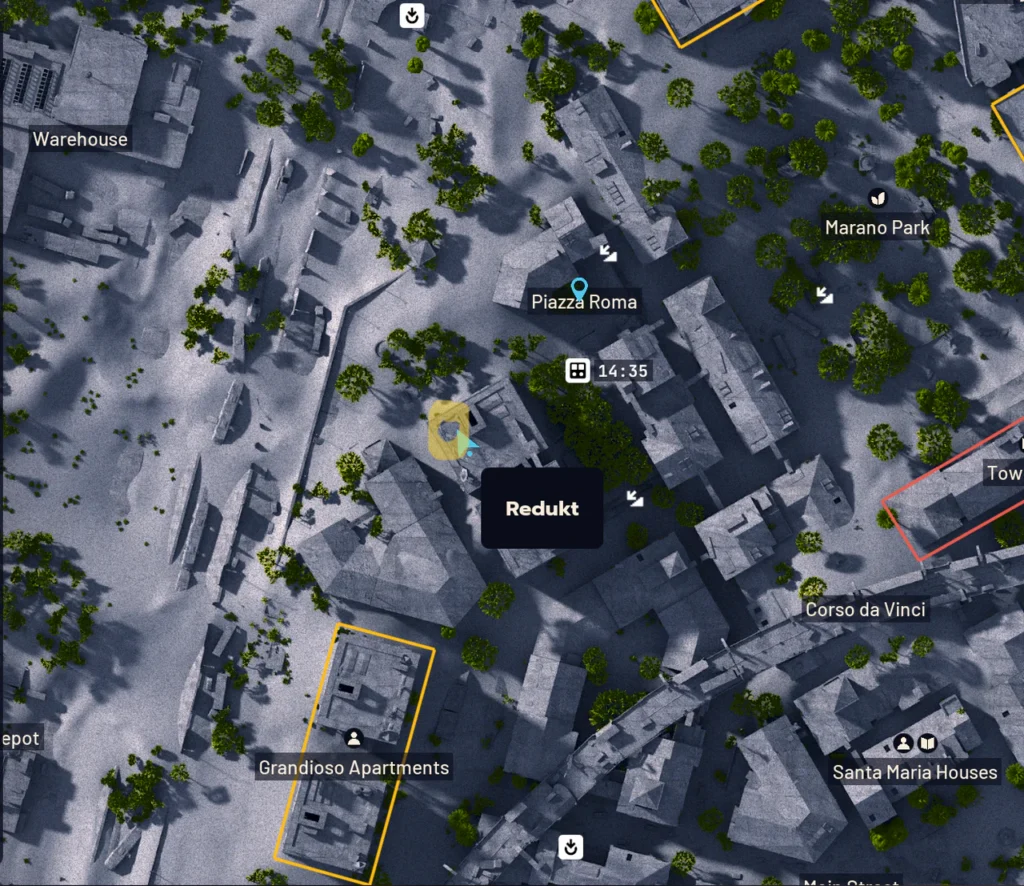 Piazza Roma Rooftop Location