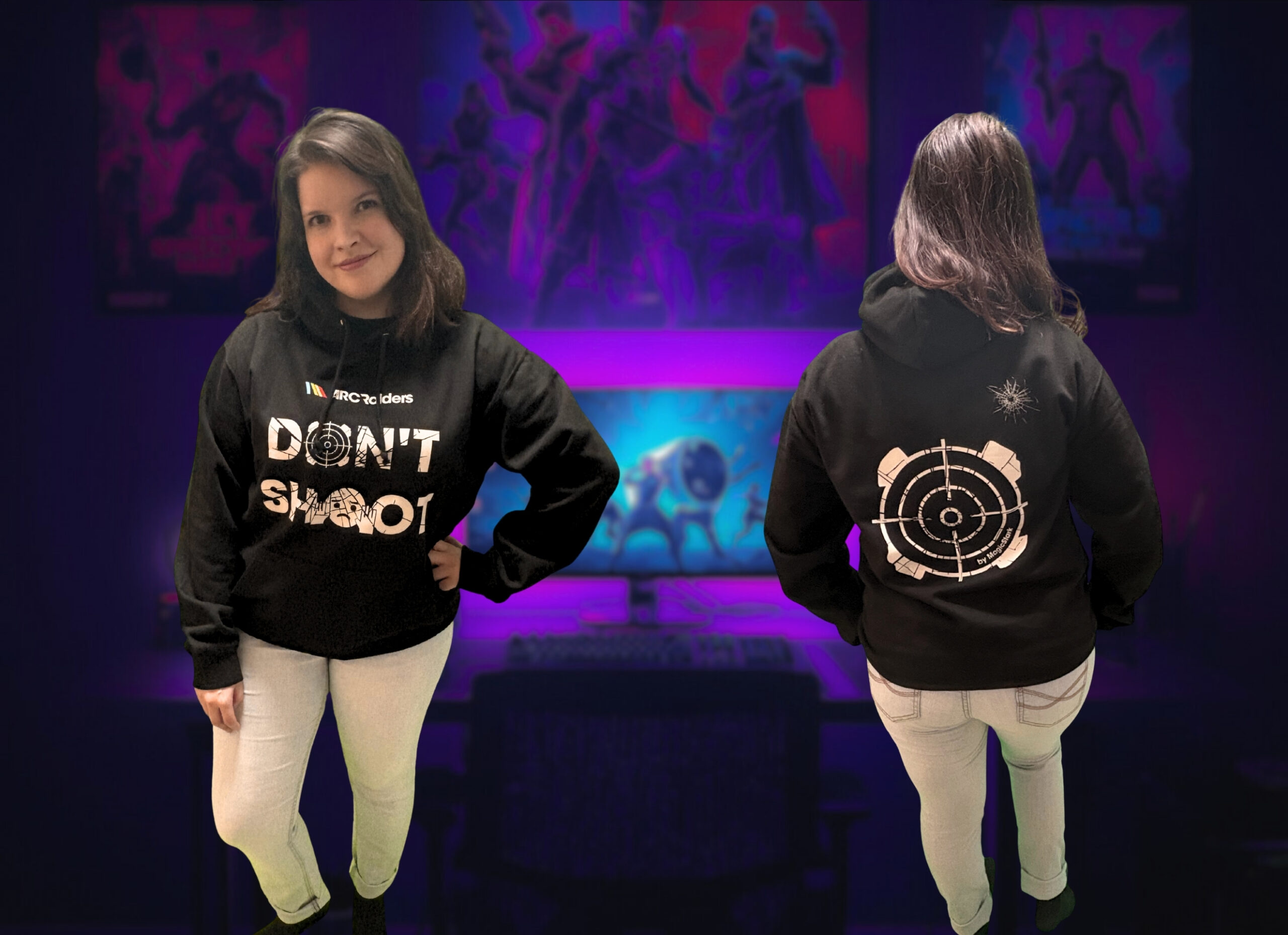 Arc Raiders mikina "Dont Shoot"