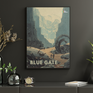 ARC RAIDERS Map Poster — Blue Gate