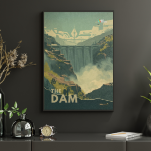 ARC RAIDERS Map Poster — The Dam Battleground