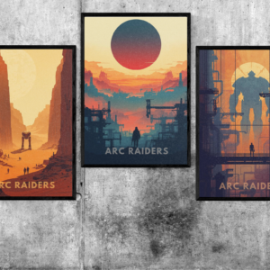 ARC RAIDERS Poster Set — 3-Print Cinematic Collection (Bundle Deal)