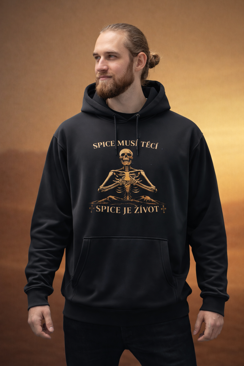 Dune: Awakening unisex mikina „Spice musí téci“