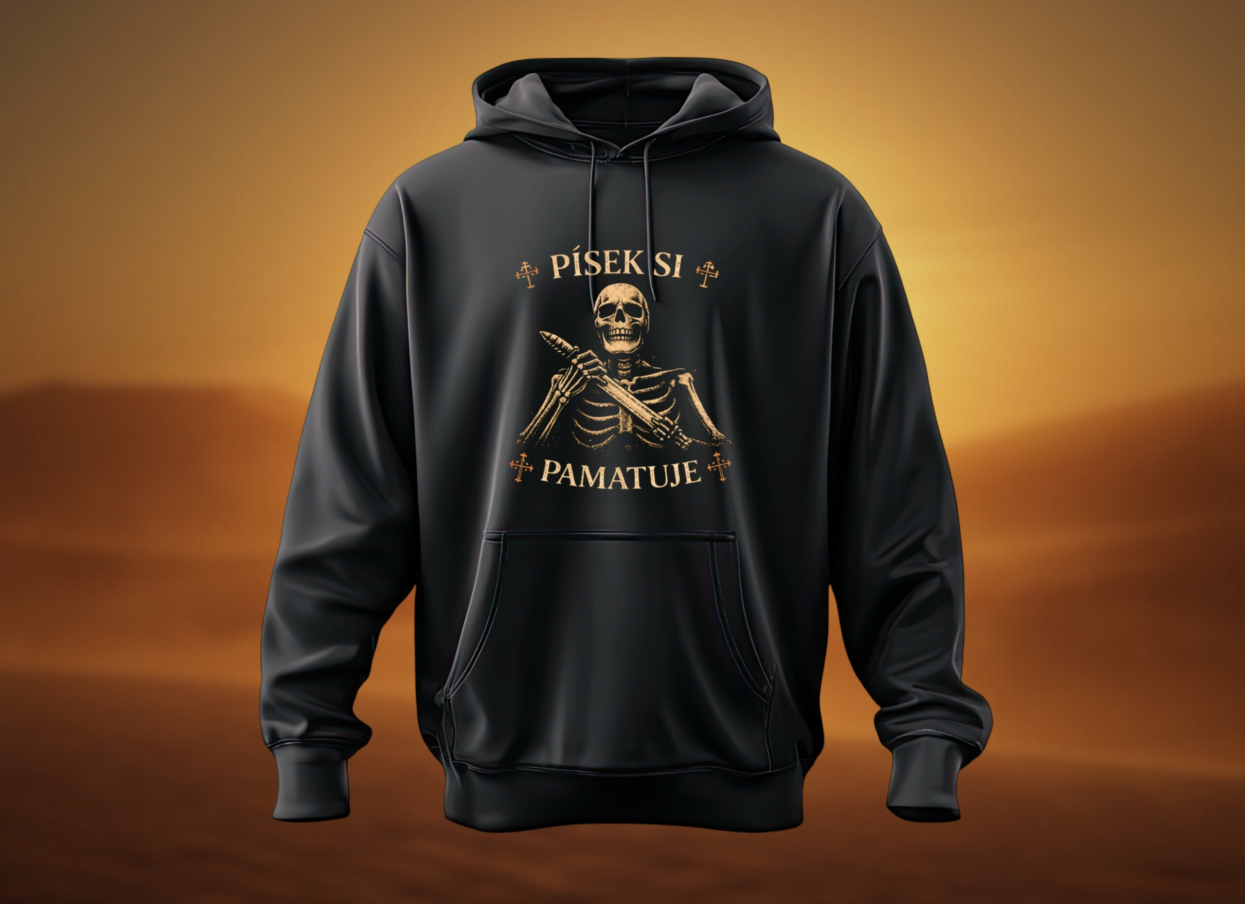Dune: Awakening unisex mikina „Písek si pamatuje“