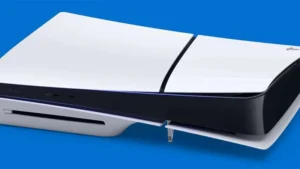 Playstation 5 Slim na ležato