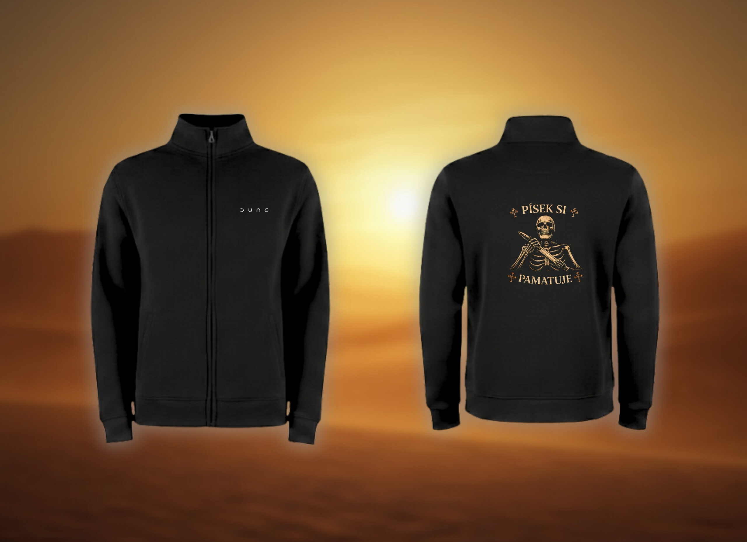 Dune: Awakening unisex mikina „Písek si pamatuje“ | když jednou uděláš chybu… Arrakis ti ji vrátí - Image 3