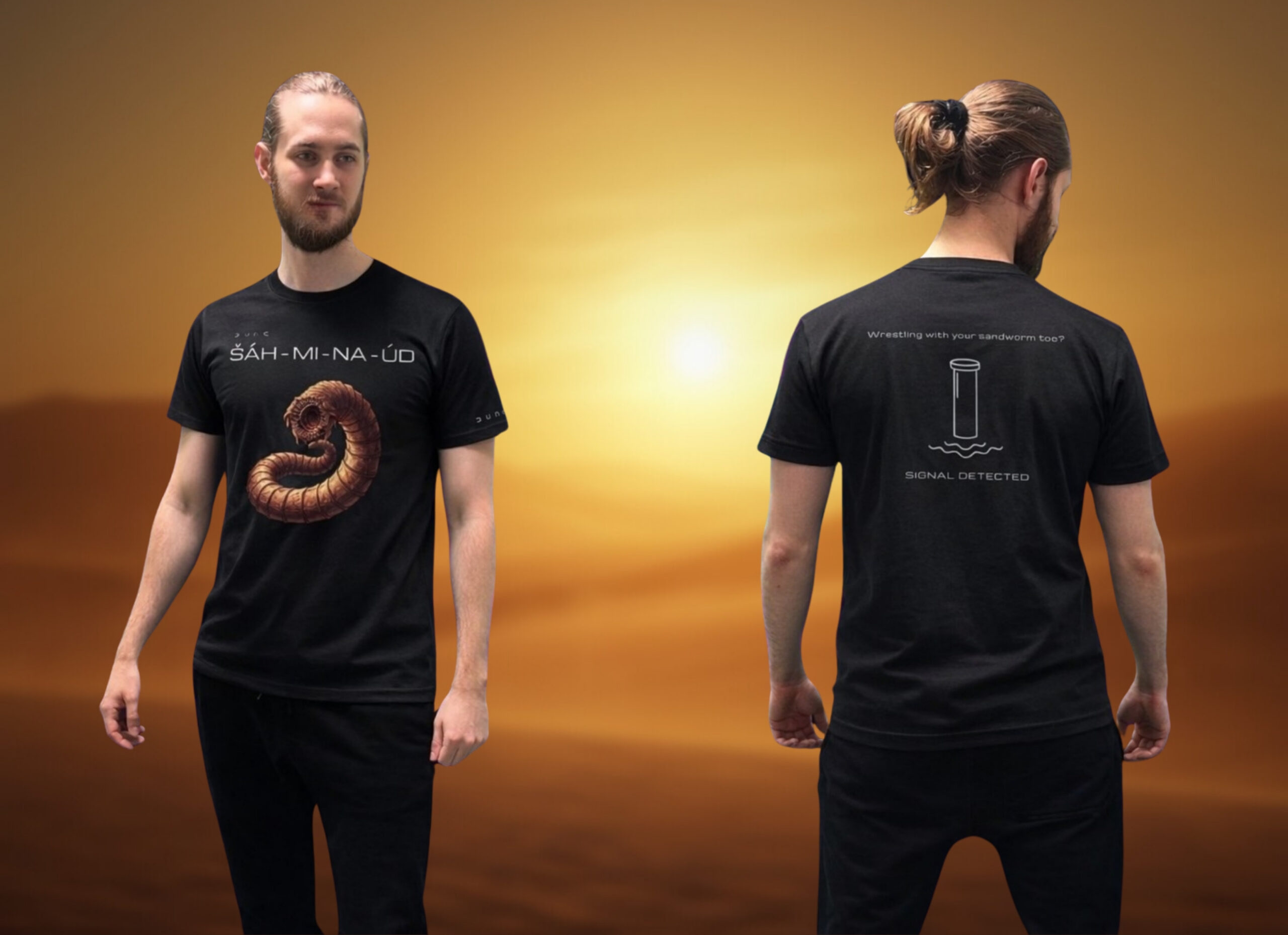 Dune: Awakening unisex tričko „ŠÁH-MI-NA-ÚD“