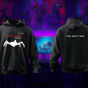 Arc Raiders unisex mikina „Target: Queen“ | když padne call… tak se to nehraje na hrdinu