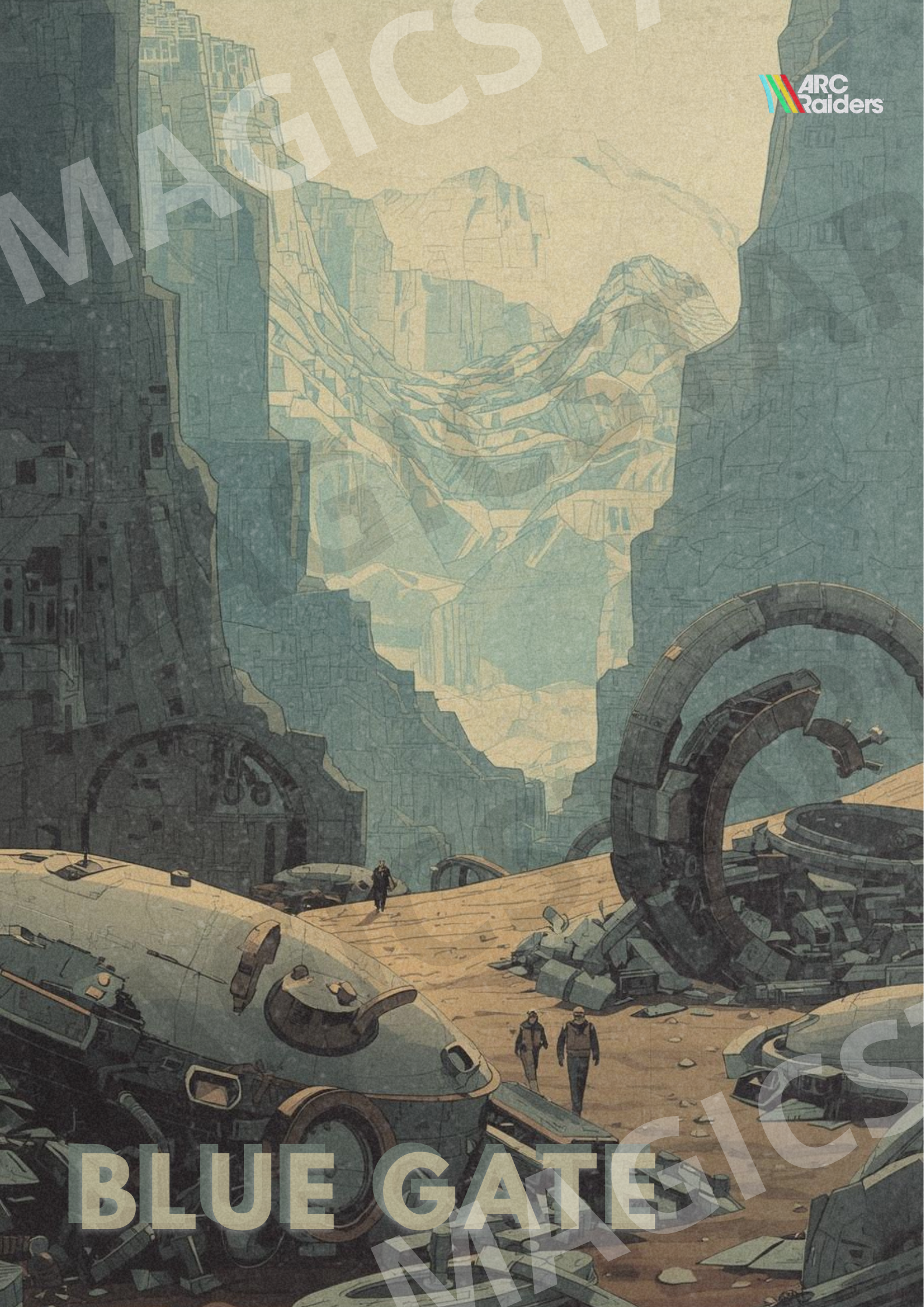 ARC RAIDERS Map Poster — Blue Gate - Obrázek 2